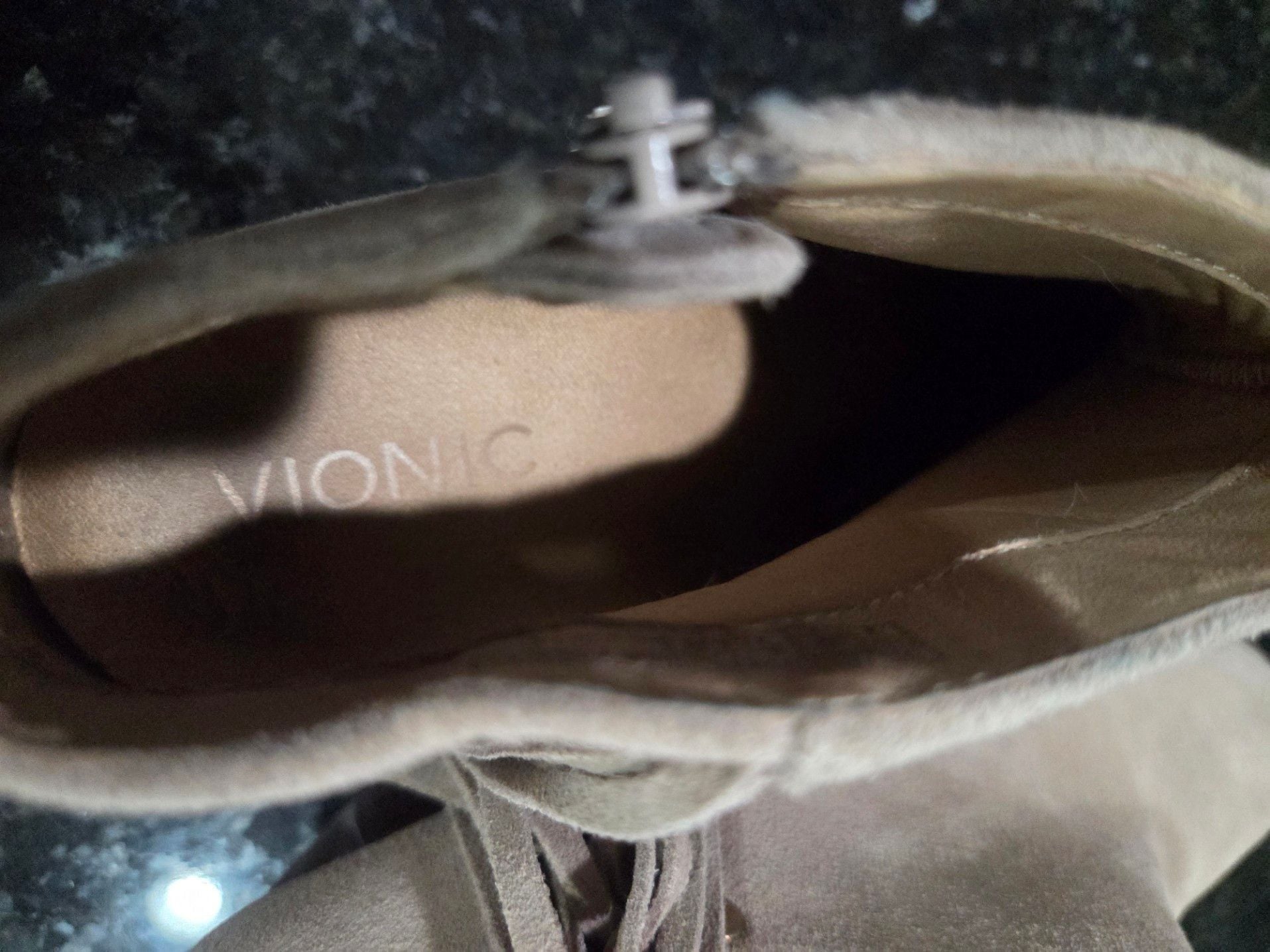 Vionic Faros size 9 tan fringe leather boots with ankle bootie orthotic
*$130 on Shoe Shack (see pic)* 6