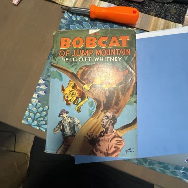 The Bobcat of Jump Mountain by Elliott Whitney (Whitman Big Game Series)