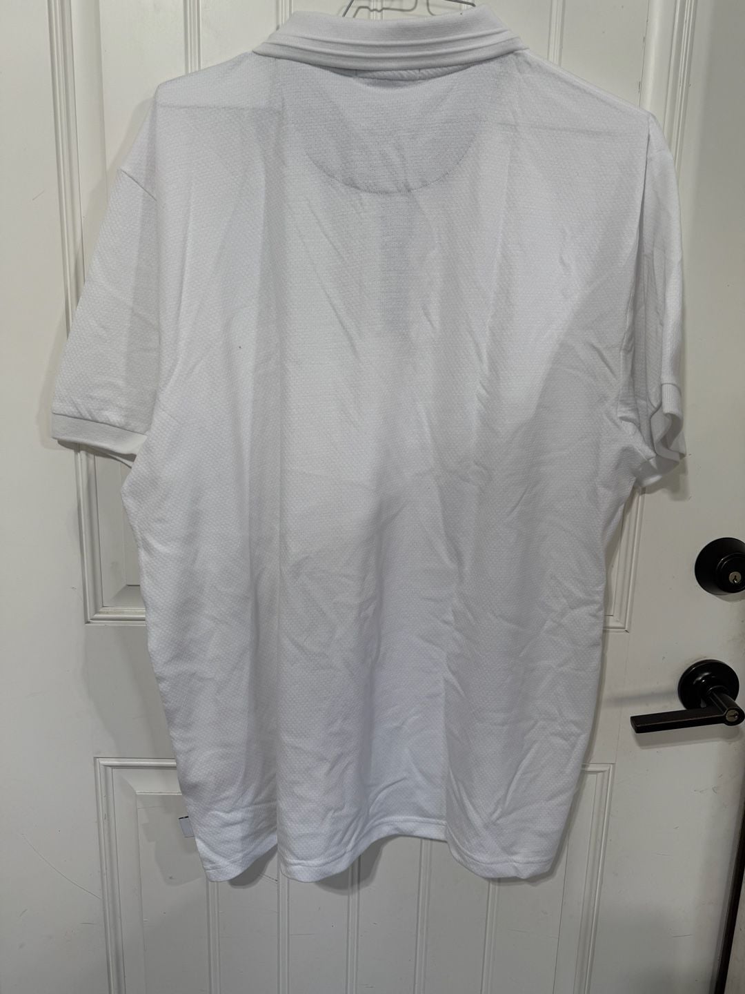 Scotch & Soda Amsterdam Men's White Textured Short Sleeve Polo Shirt 4