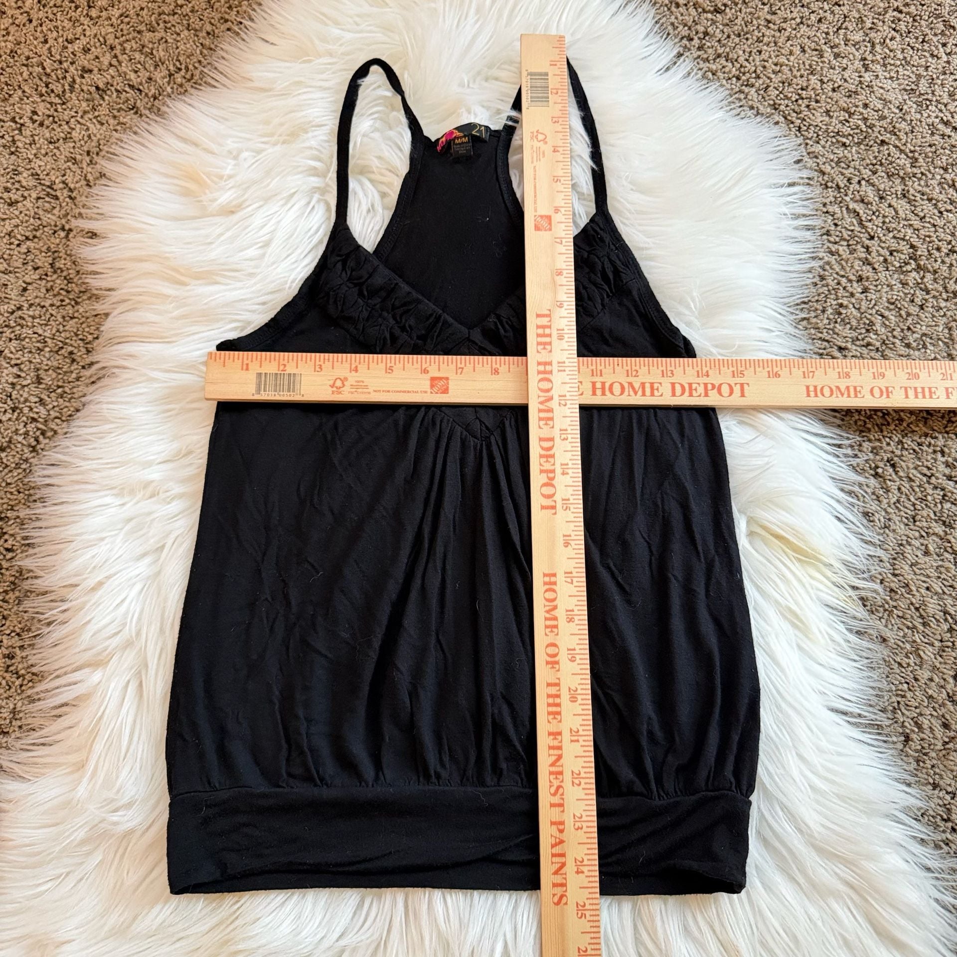 Y2K Forever 21 Black grungy Cami top 7