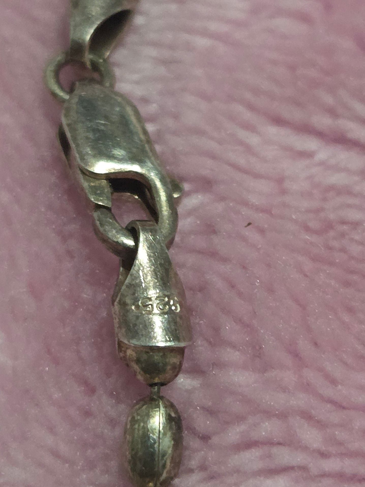 Vintage Sterling Silver Southwestern Eagle Feather Charm Necklace with Turquoise and Coral 8