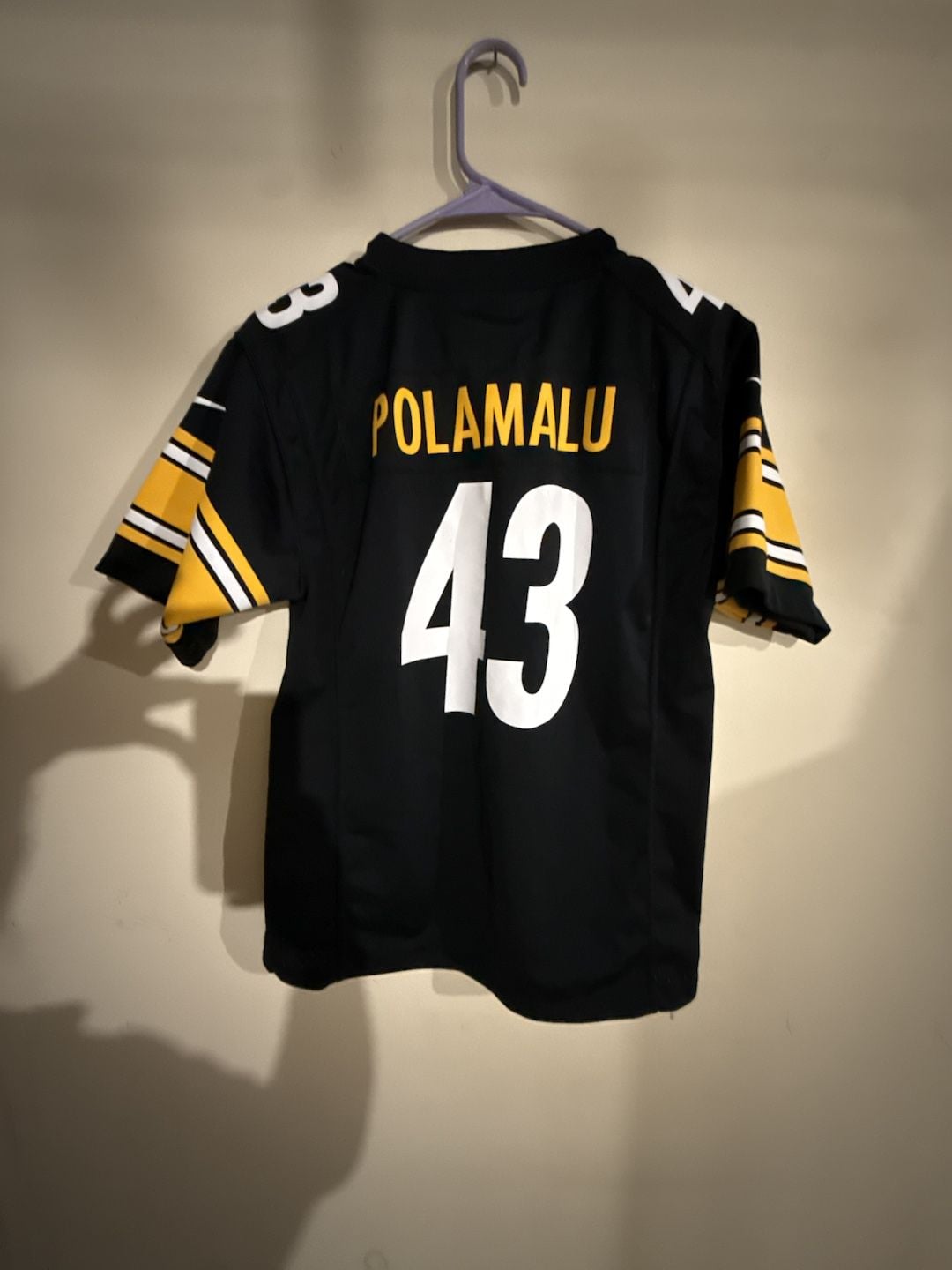 Nike Pittsburgh Steelers Troy Polamalu #43 Youth Game Jersey 6