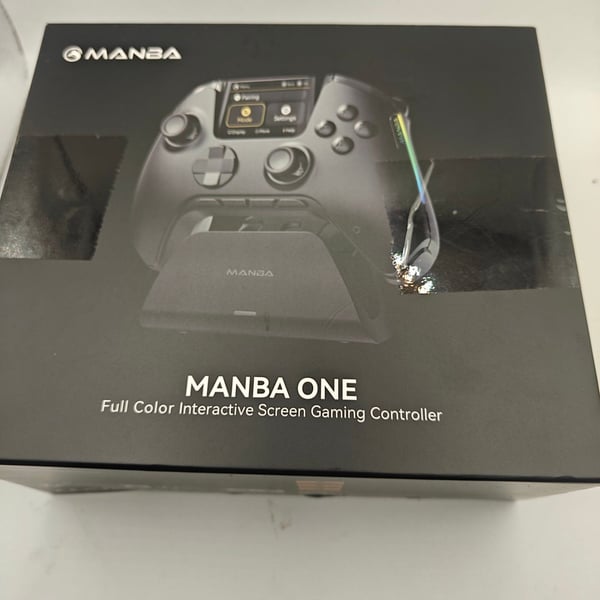 ManbaOneScreen Wireless Controlled Hall Effect Joysticks, Triggers Charging Dock