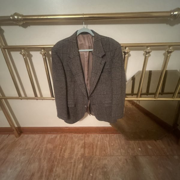 Evan-Picone Tailored for Rich's Men's Glen Plaid Wool Sport Coat