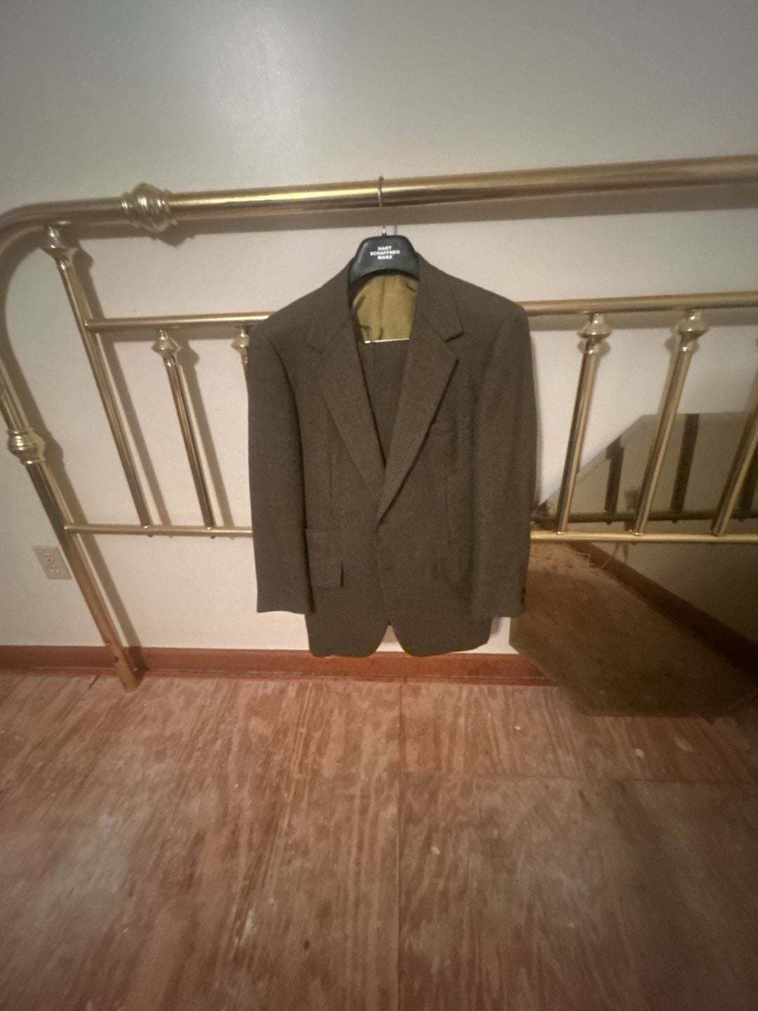 Hart Schaffner & Marx Weatherwax Two-Piece Brown Suit 1