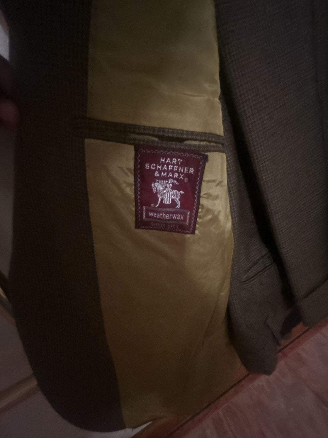 Hart Schaffner & Marx Weatherwax Two-Piece Brown Suit 2