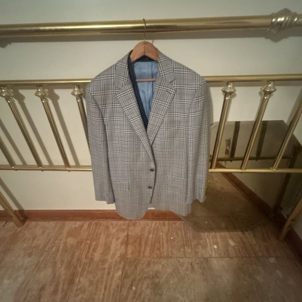 Paul Betenly Check Blazer Jacke.
