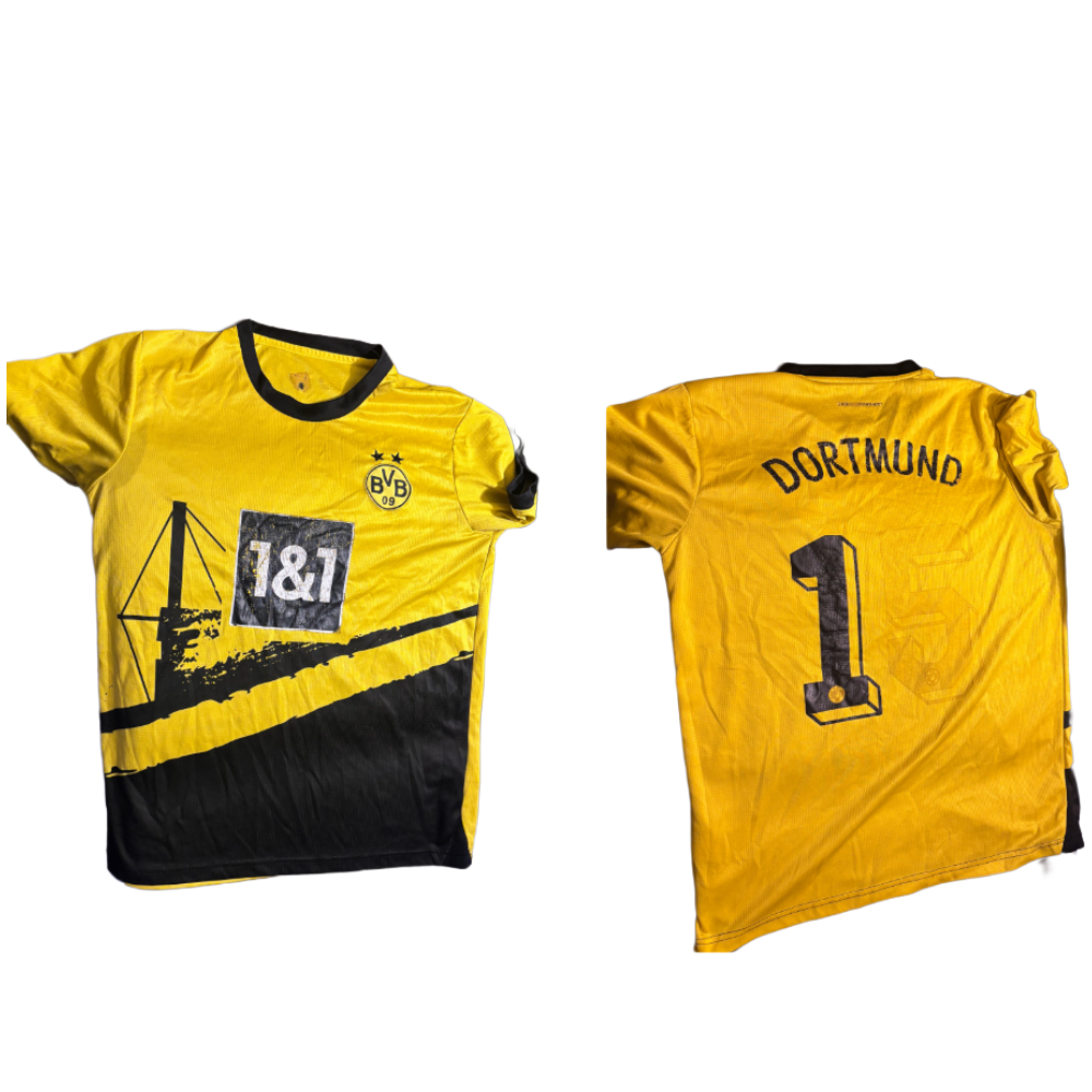 Borussia Dortmund BVB 09 2020-21 Home Soccer Jersey 4