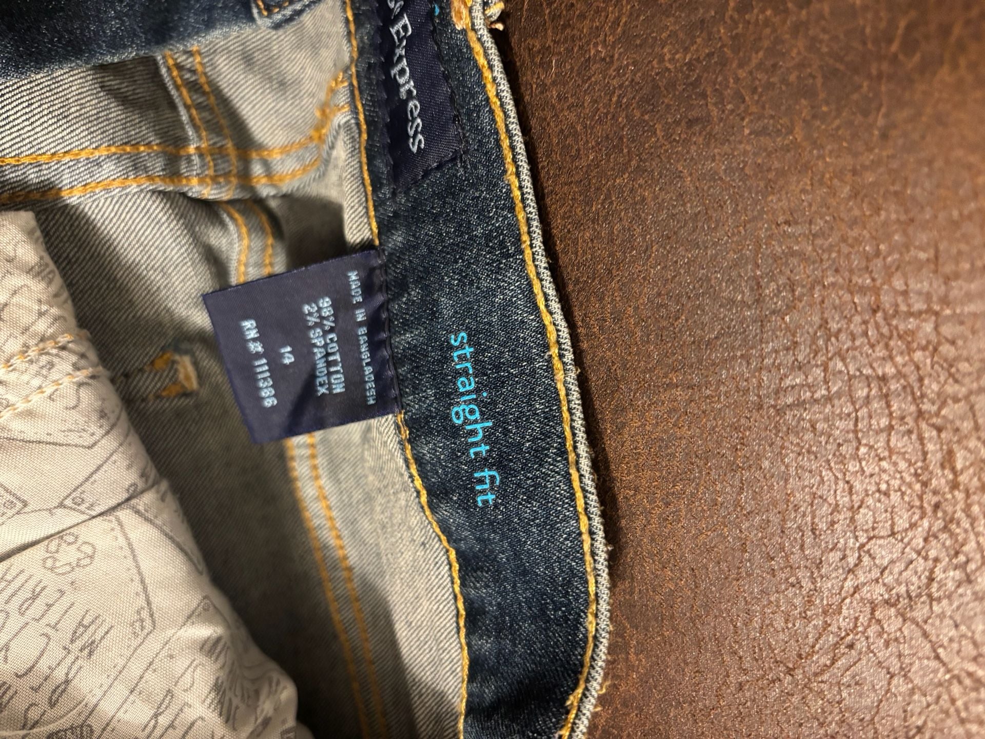 Old Navy Express Straight Fit Jeans Size 14 2