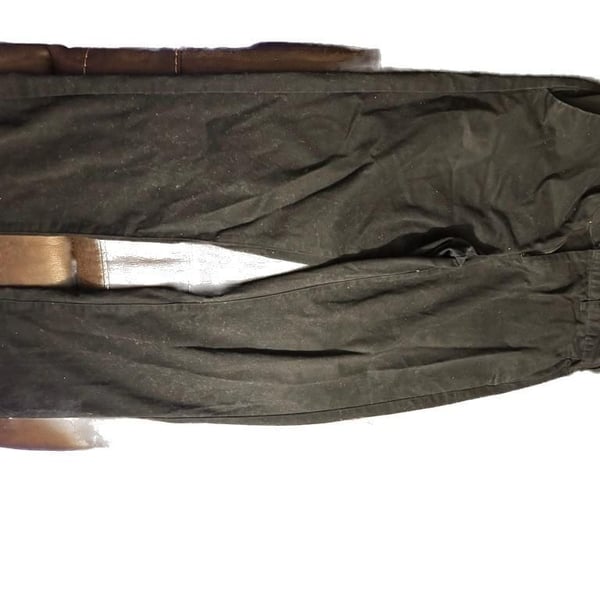 George Men's Black Casual Straight Leg Pants 29x30