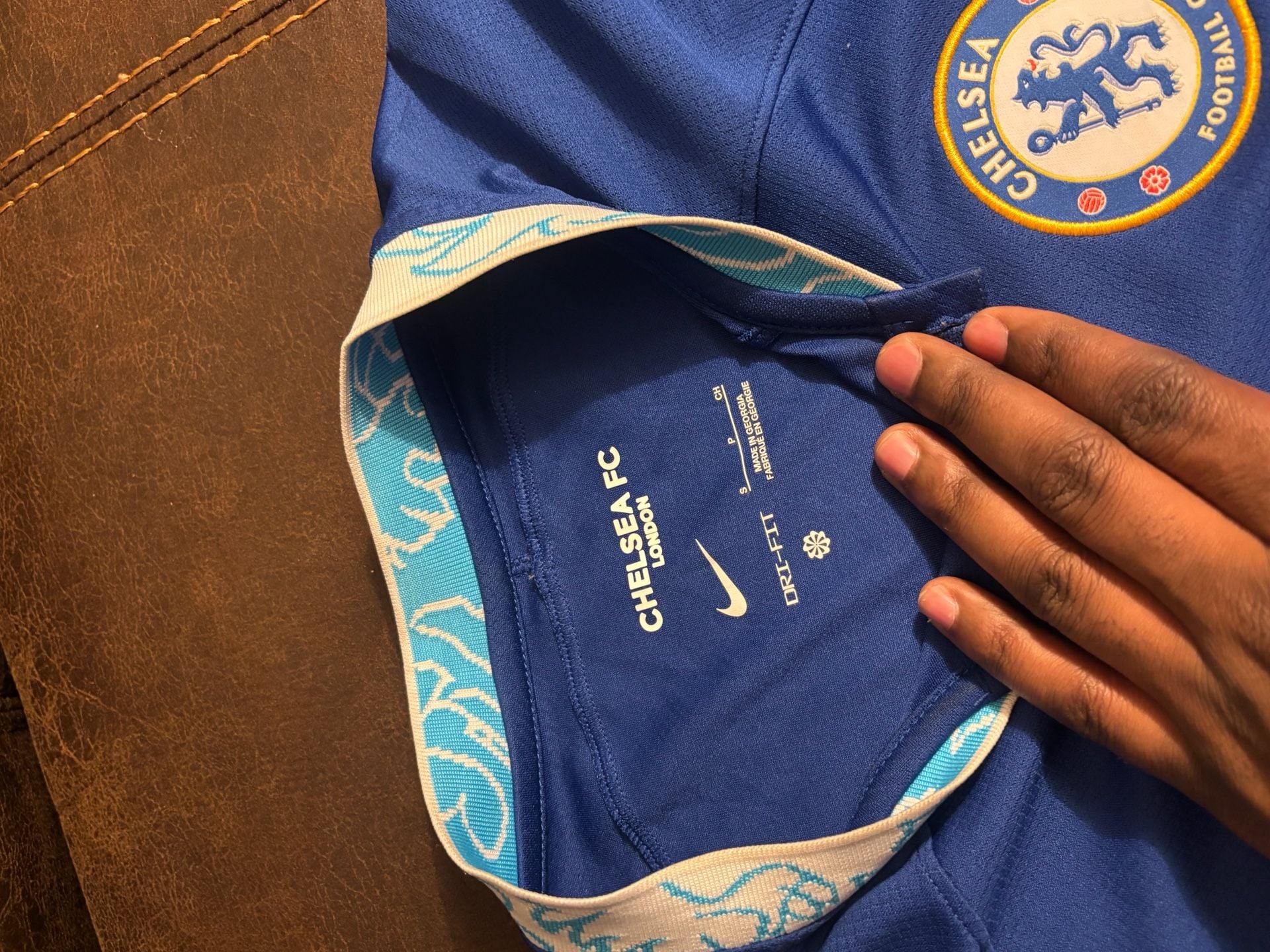 Nike Chelsea FC 2022-23 Home Stadium Soccer Jersey 2