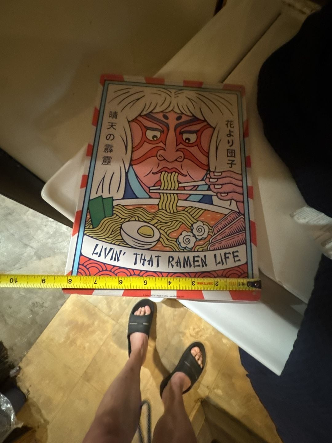 Kalan SM716 Livin' That Ramen Life Metal Wall Sign 2