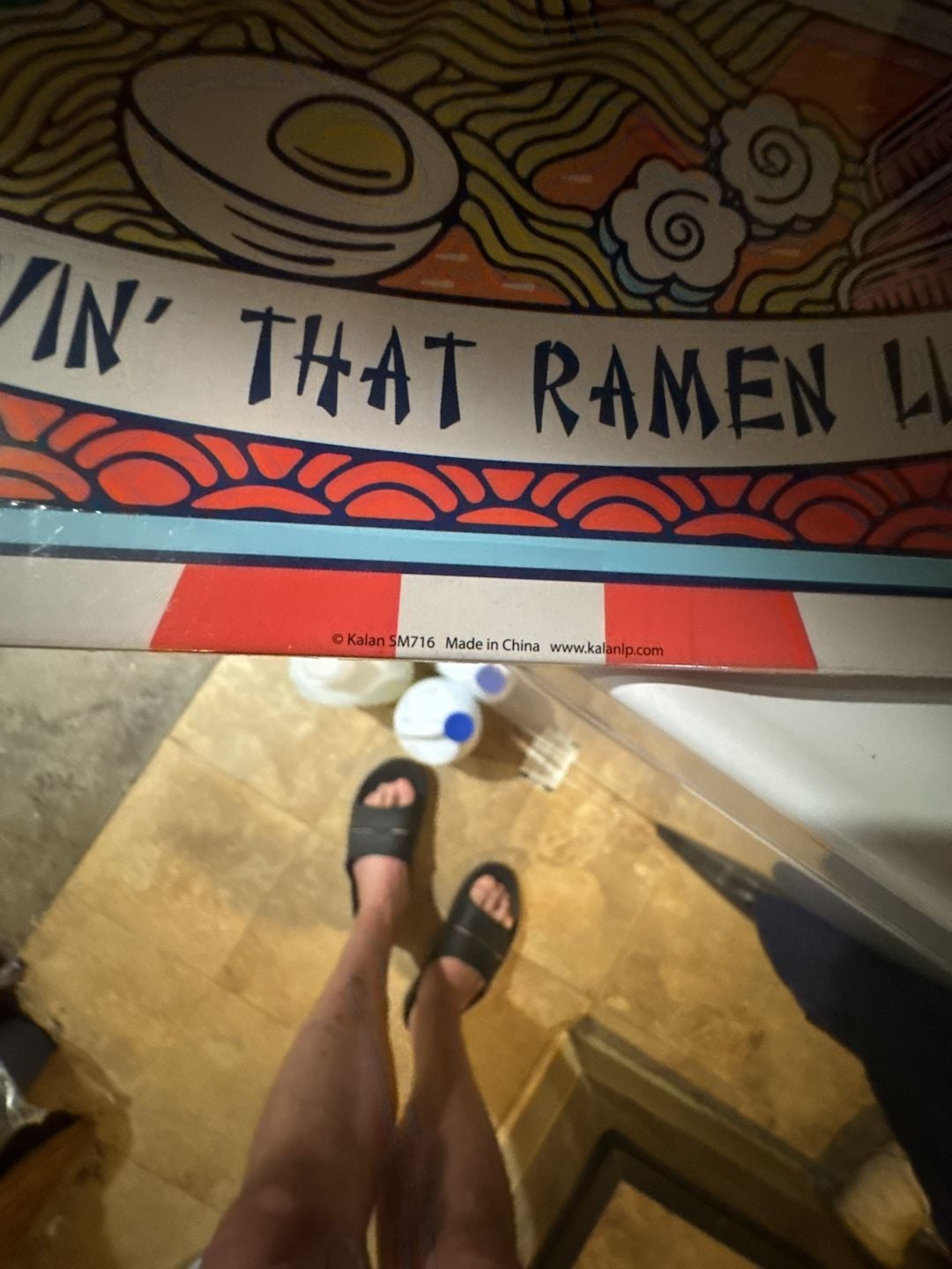 Kalan SM716 Livin' That Ramen Life Metal Wall Sign 3