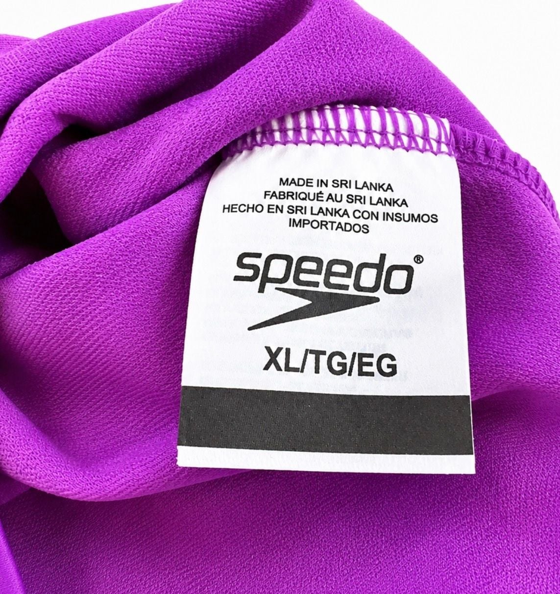 Speedo Girls Youth XL Pink Purple Infinity Splice 1 Piece Swimsuit UPF 50+ 11