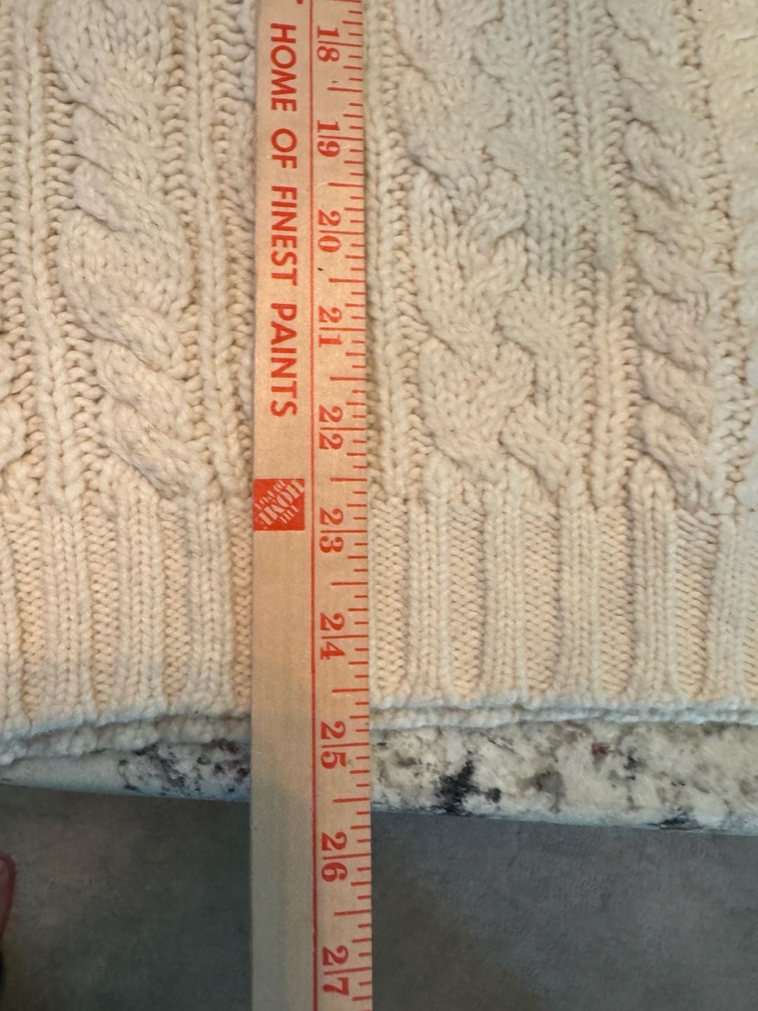 IZOD Cream Cable Knit Raglan Sweater 5