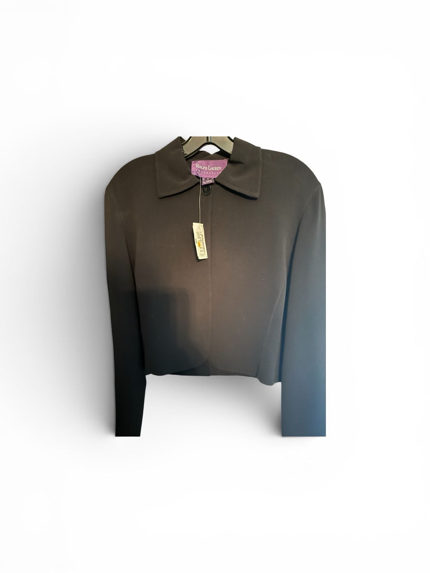 Ralph Lauren Collection Black Cropped Tailored Jacket 2