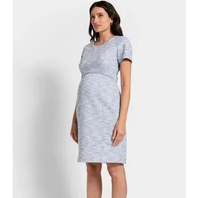 Seraphine The Work Edit Tweed Maternity Sheath Dress 4