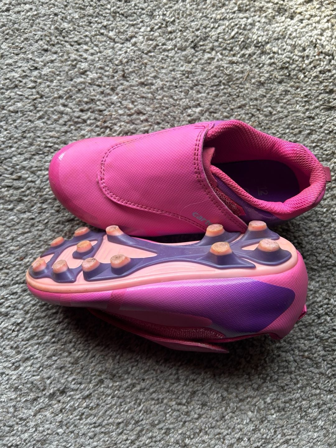 Carter's Toddler Girl Pink Soccer Cleats 2