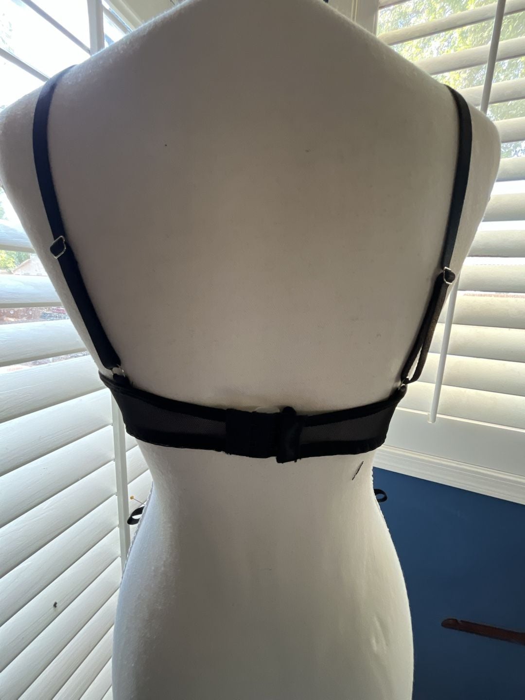 Sheer Floral Embroidered Lingerie peek a Boo Bra Set - Black & White 8