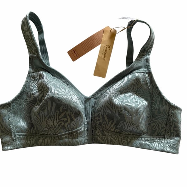 Wingslove Women's Full Coverage Non-Padded Wireless Minimizer Bra, Size 40B