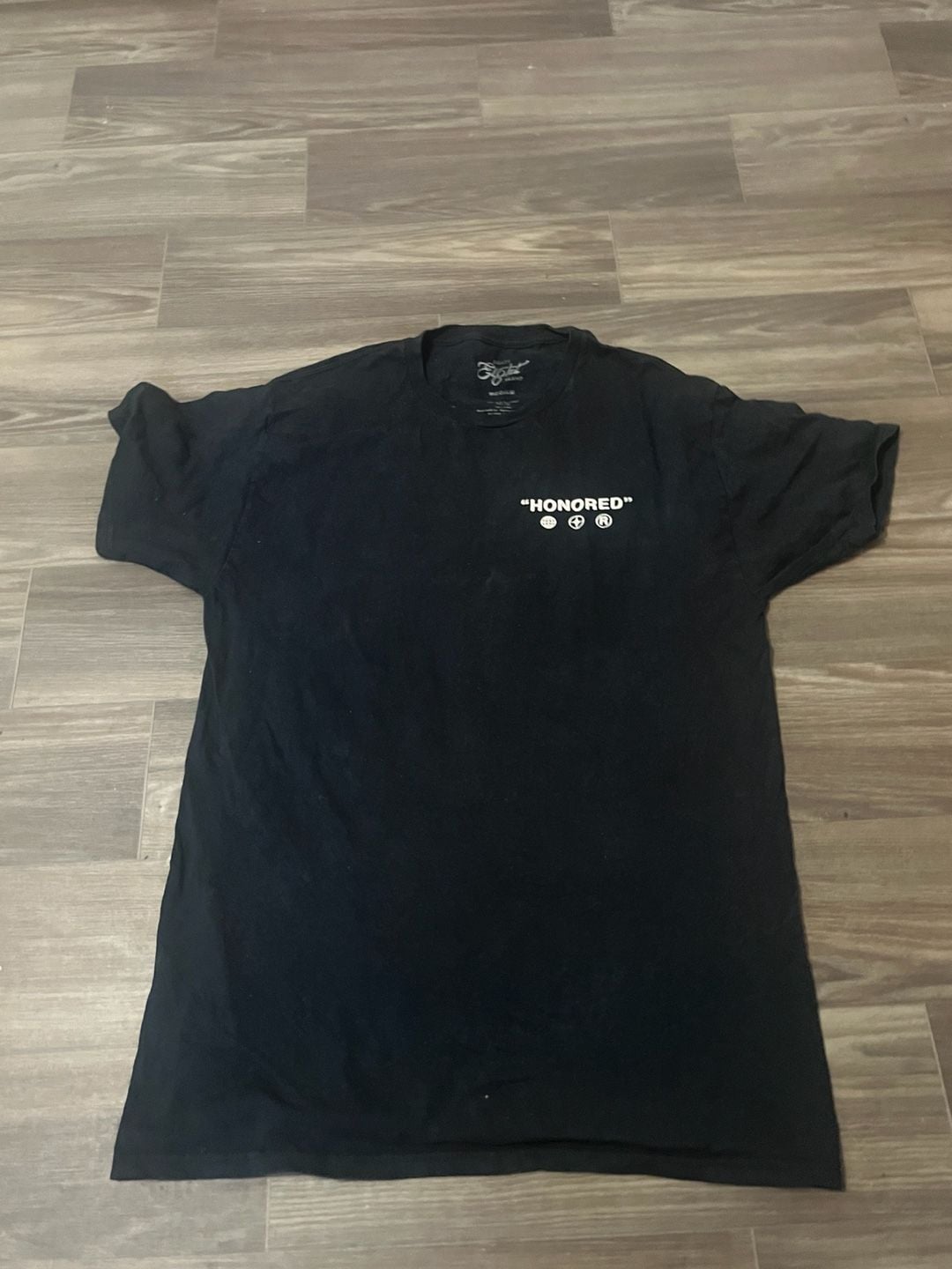 Black "Honored" graphic tee #streetwear #skater 2