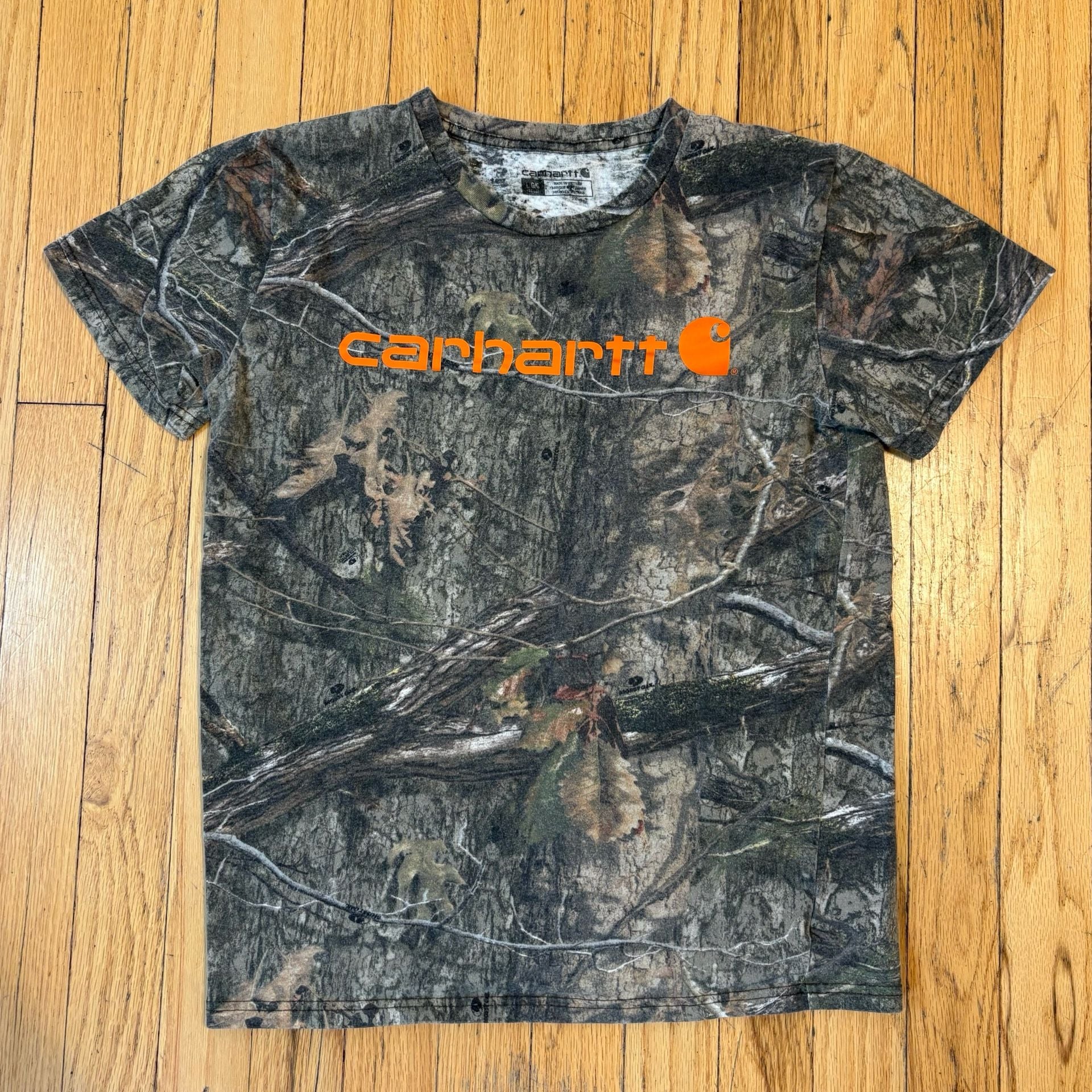 Carhartt Kids Youth Mossy Oak Camo Short Sleeve Logo T-Shirt 2