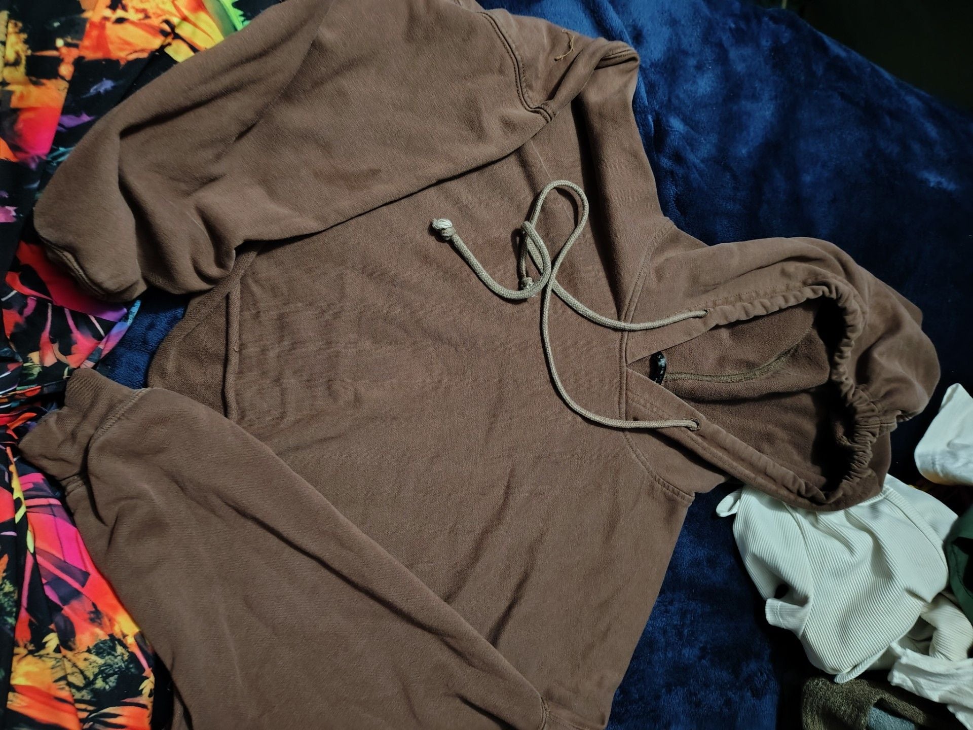 Shein Pullover Hoodie in Brown oversized 1