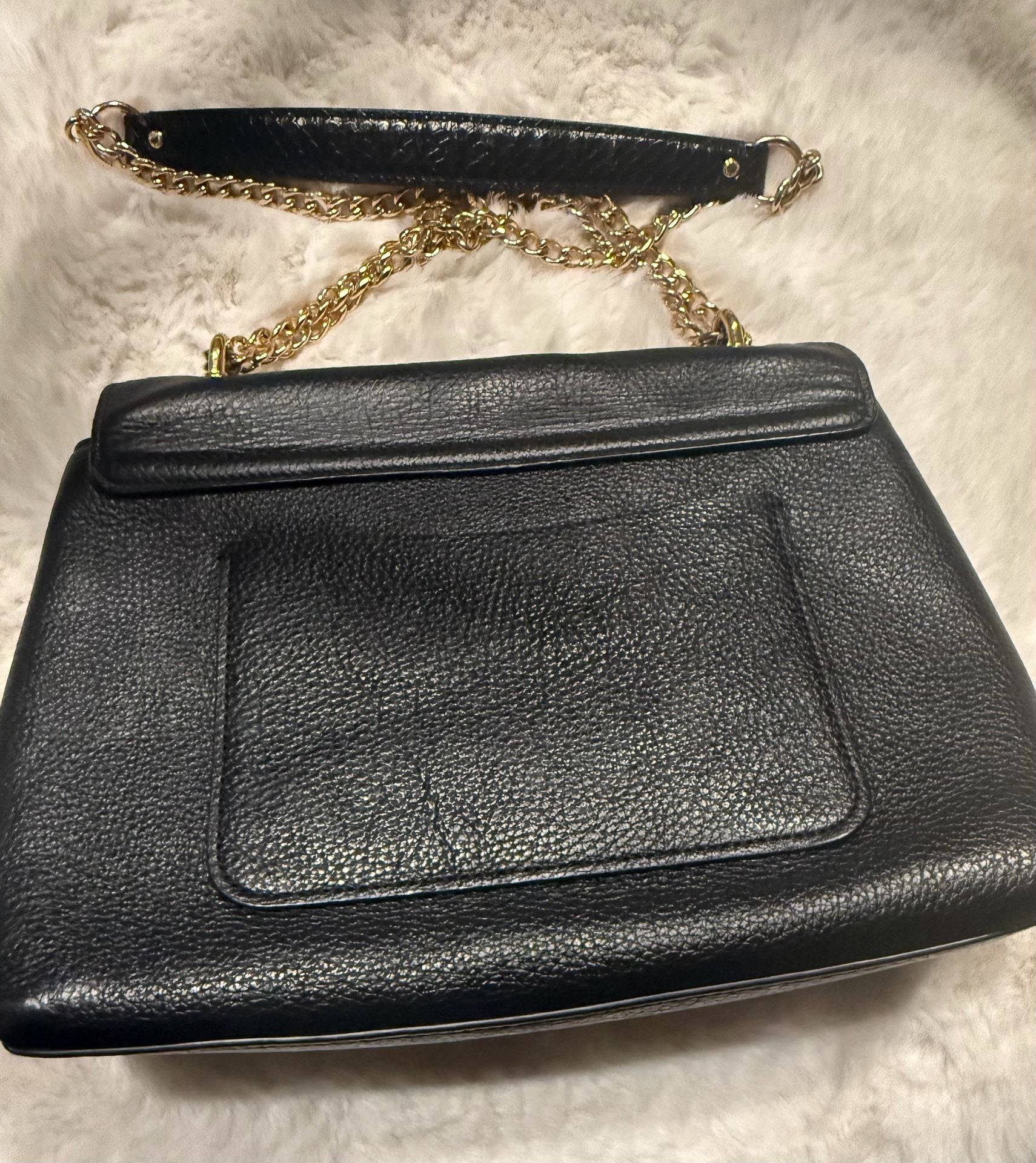 Coach Studio Shoulder Bag in Black Pebble Leather with Gold-Tone Signature C Hardware 10