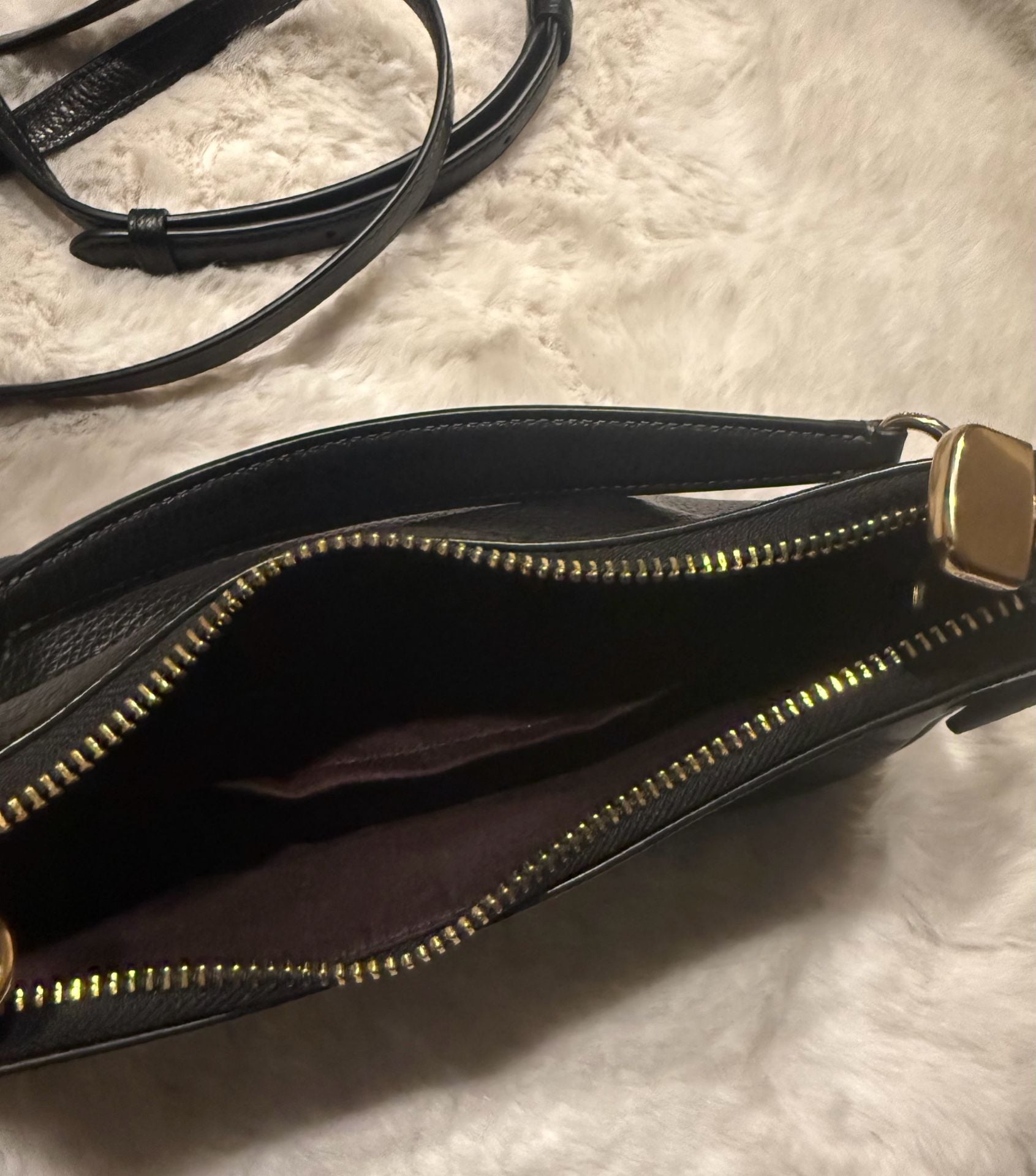 Coach Studio Shoulder Bag in Black Pebble Leather with Gold-Tone Signature C Hardware 17