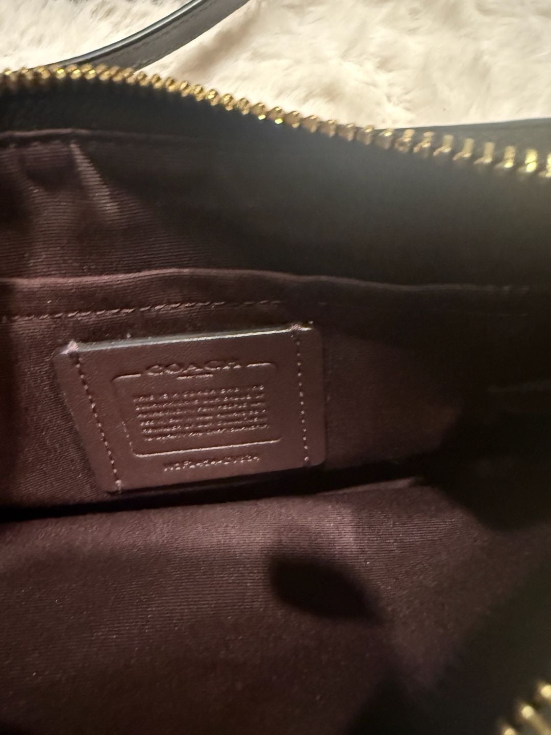Coach Studio Shoulder Bag in Black Pebble Leather with Gold-Tone Signature C Hardware 18
