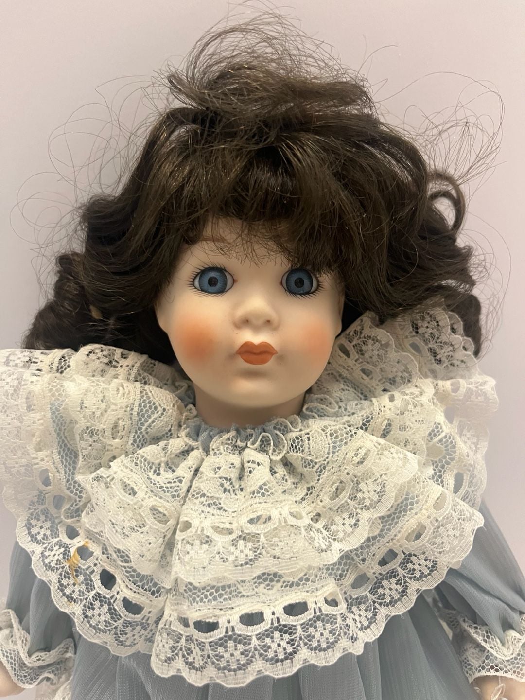 Vintage MANN "it's a Small World" Porcelain Doll, Musical, 1987 - , 3