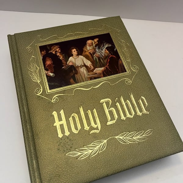 Vintage Heirloom Holy Bible Master Reference Edition, Catholic Edition. King James