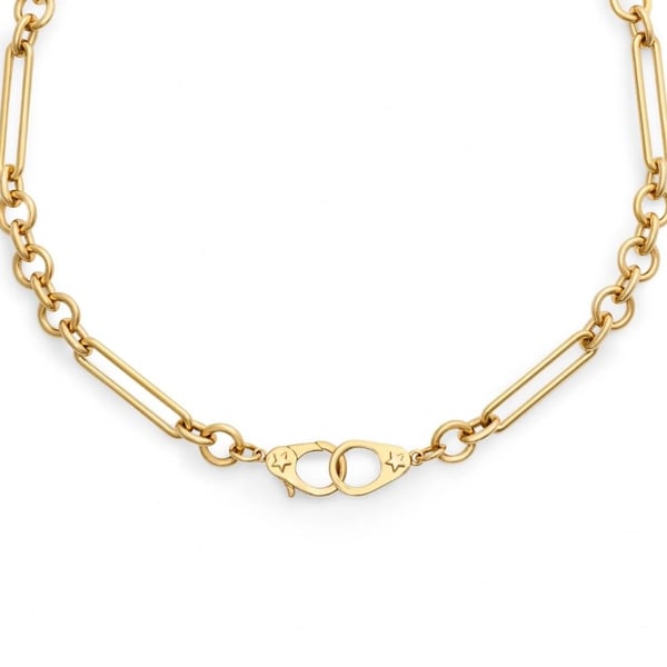 Foundrae Sister Hook Midsize Mixed Clip Chain Necklace