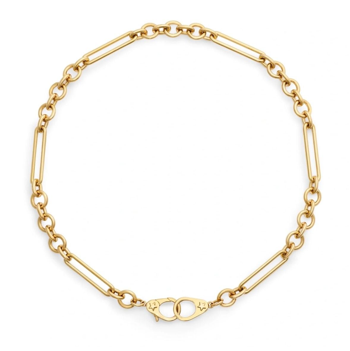 Foundrae Sister Hook Midsize Mixed Clip Chain Necklace 3