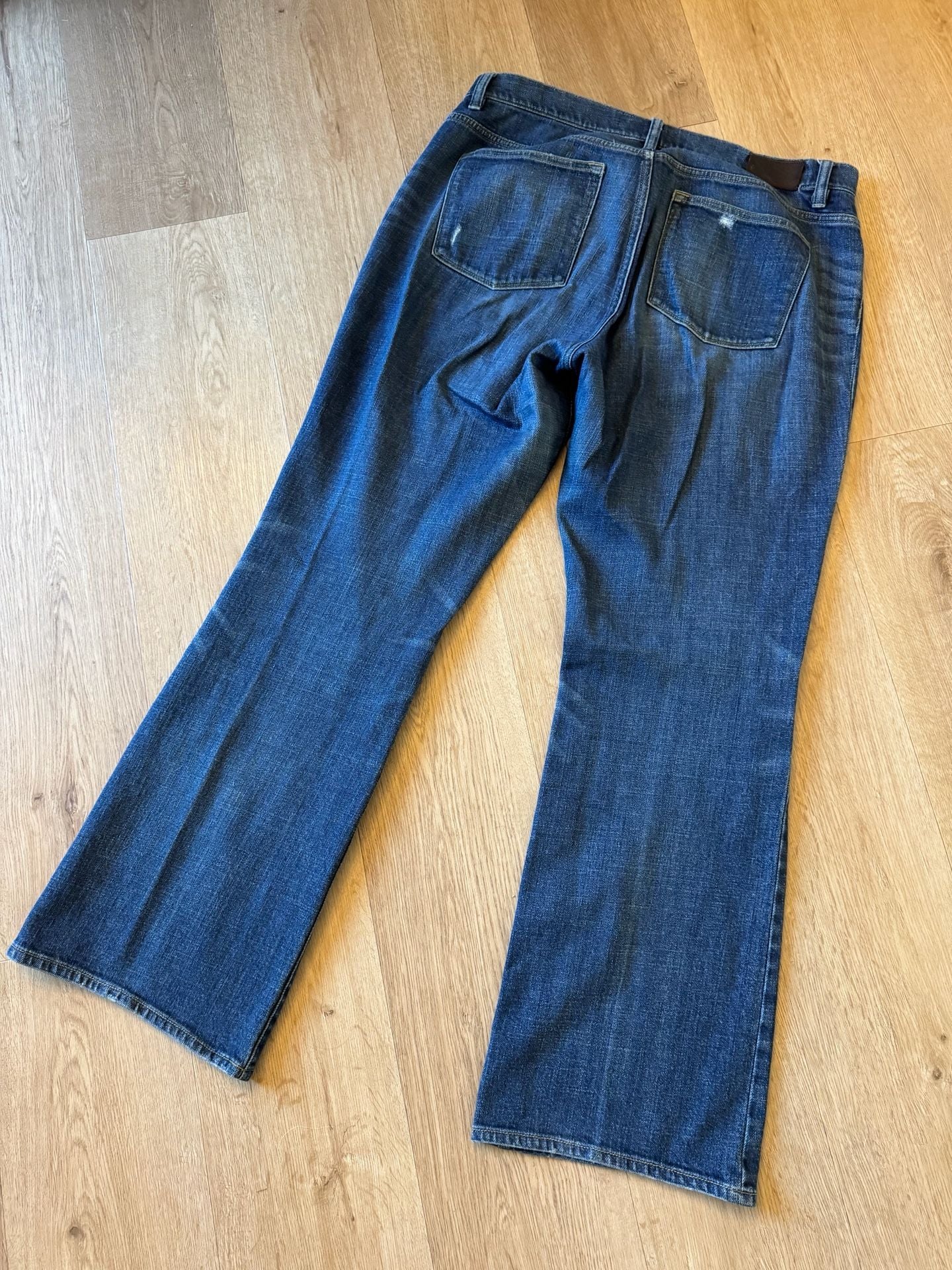 Lauren Jeans Co. Ralph Lauren Distressed Bootcut Jeans Size 14 7