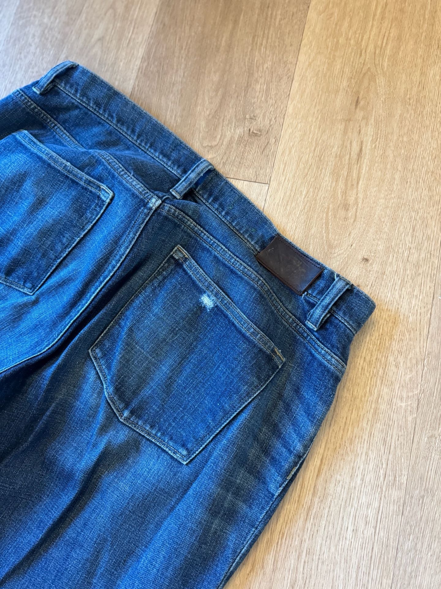 Lauren Jeans Co. Ralph Lauren Distressed Bootcut Jeans Size 14 8