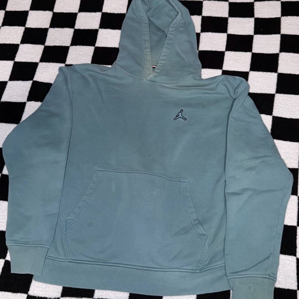 Jordan Essentials Fleece Pullover Hoodie in Rift Blue