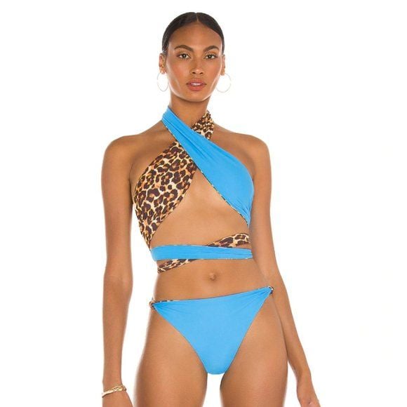 Tropic of C Bianca Reversible Bikini Top and matching bottom 1