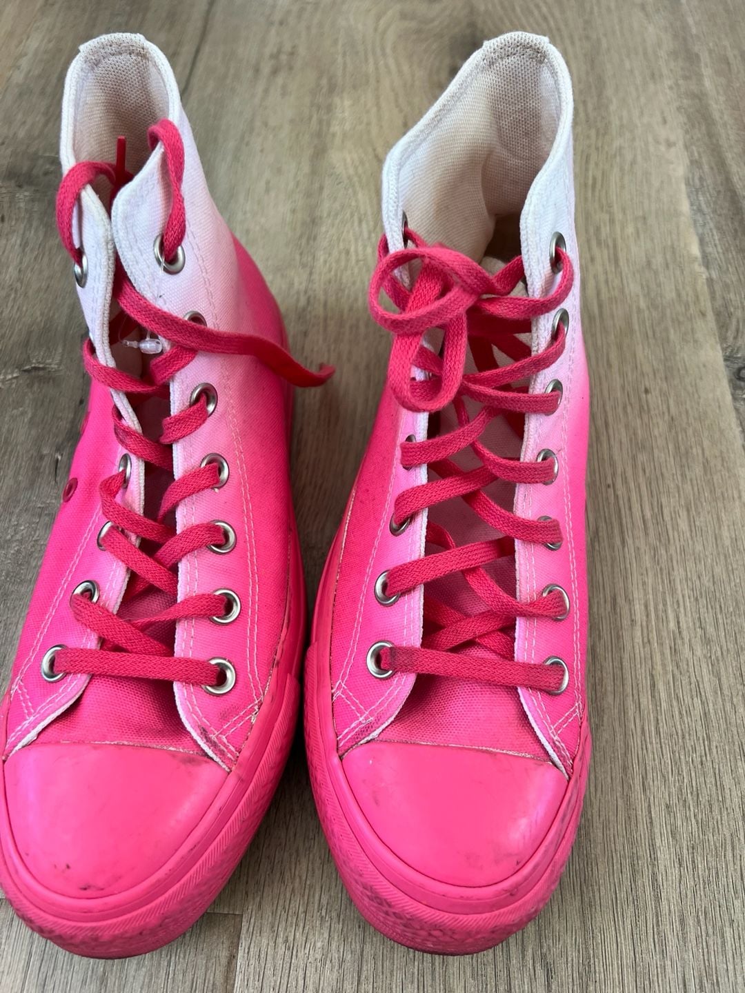 Converse Chuck Taylor All Star Lift High Top Platform Sneakers, Pink Gradient 3