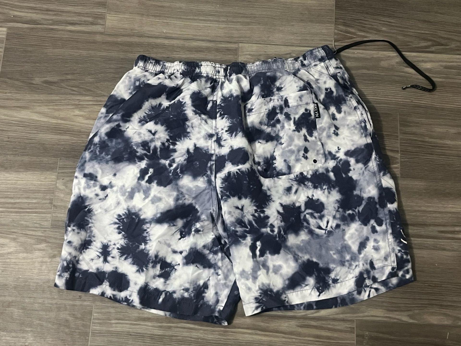 black and white tie dye shorts #tie-dye #summer 2