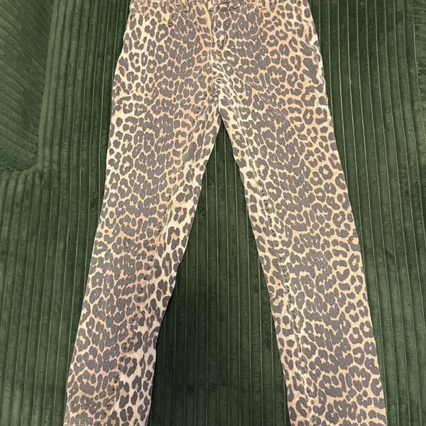 Oat New York Women's Leopard Print Jeans