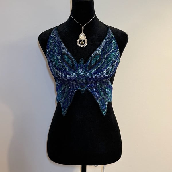 TIME TO FLY SEQUIN BUTTERFLY TOP – AKIRA