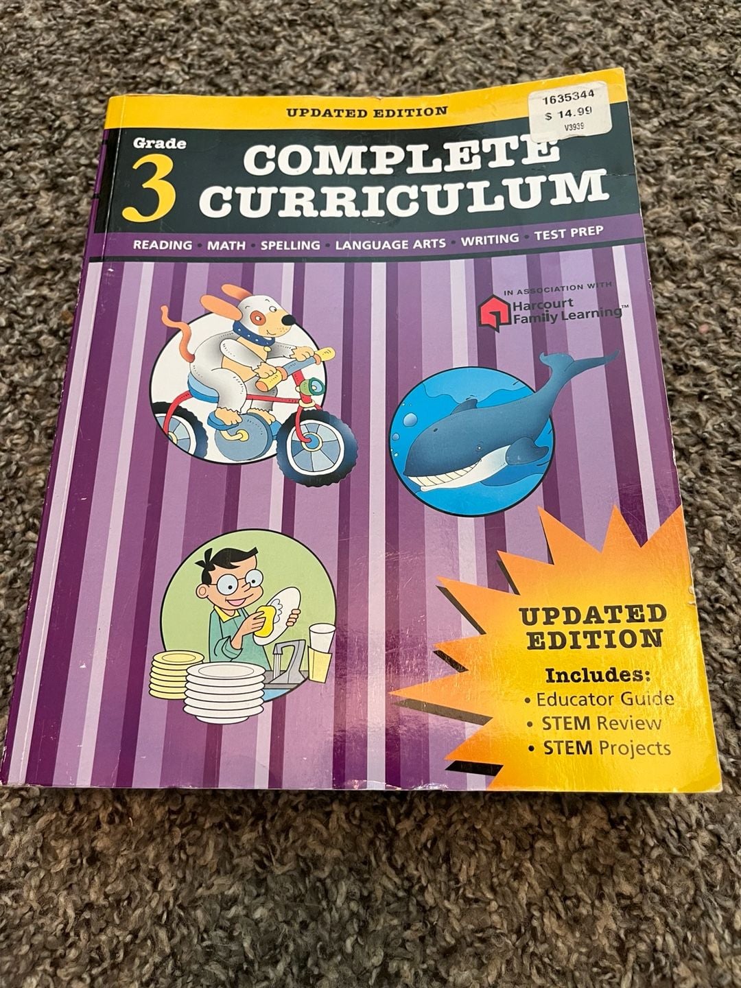 Flash Kids Harcourt Family Learning: Complete Curriculum, Grade 3 (Updated Edition) 1