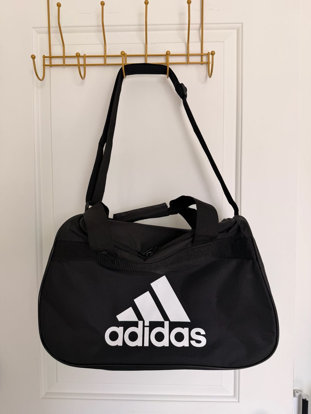 Adidas Diablo Small II Duffel Sports Athletic Black Gym Bag - .com, 1