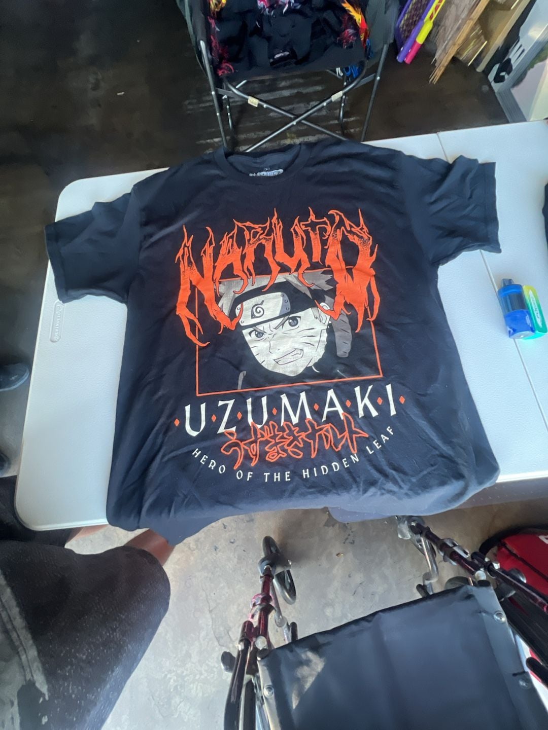 Ripple Junction Naruto Uzumaki Hero of the Hidden Leaf Black T-Shirt 3