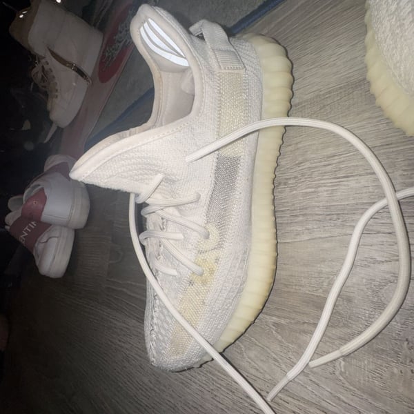 adidas Yeezy Boost 350 V2 White Bone Mens Shoes HQ6316 Size 11
