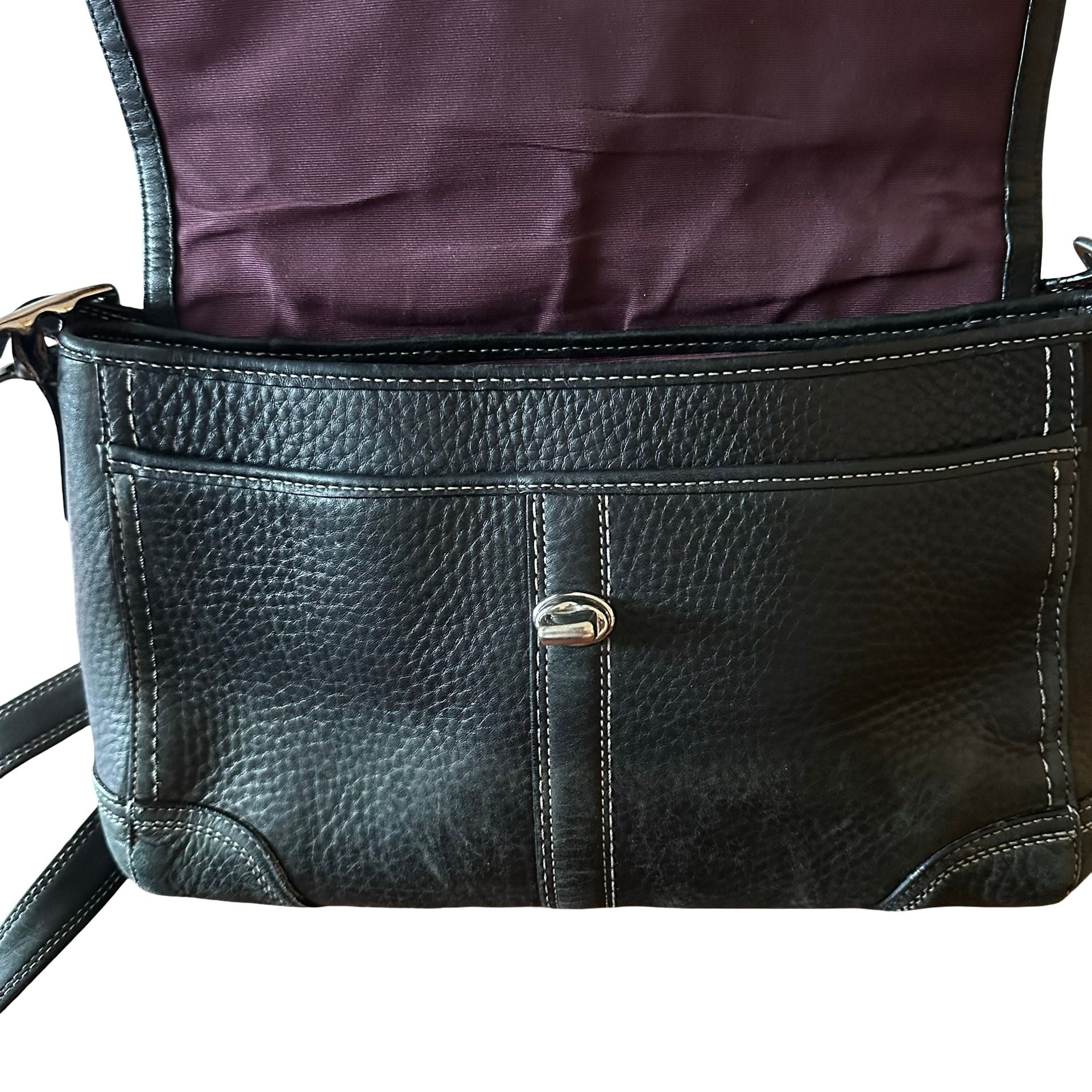 Coach Leather Turnlock Shoulder Bag F13957 5