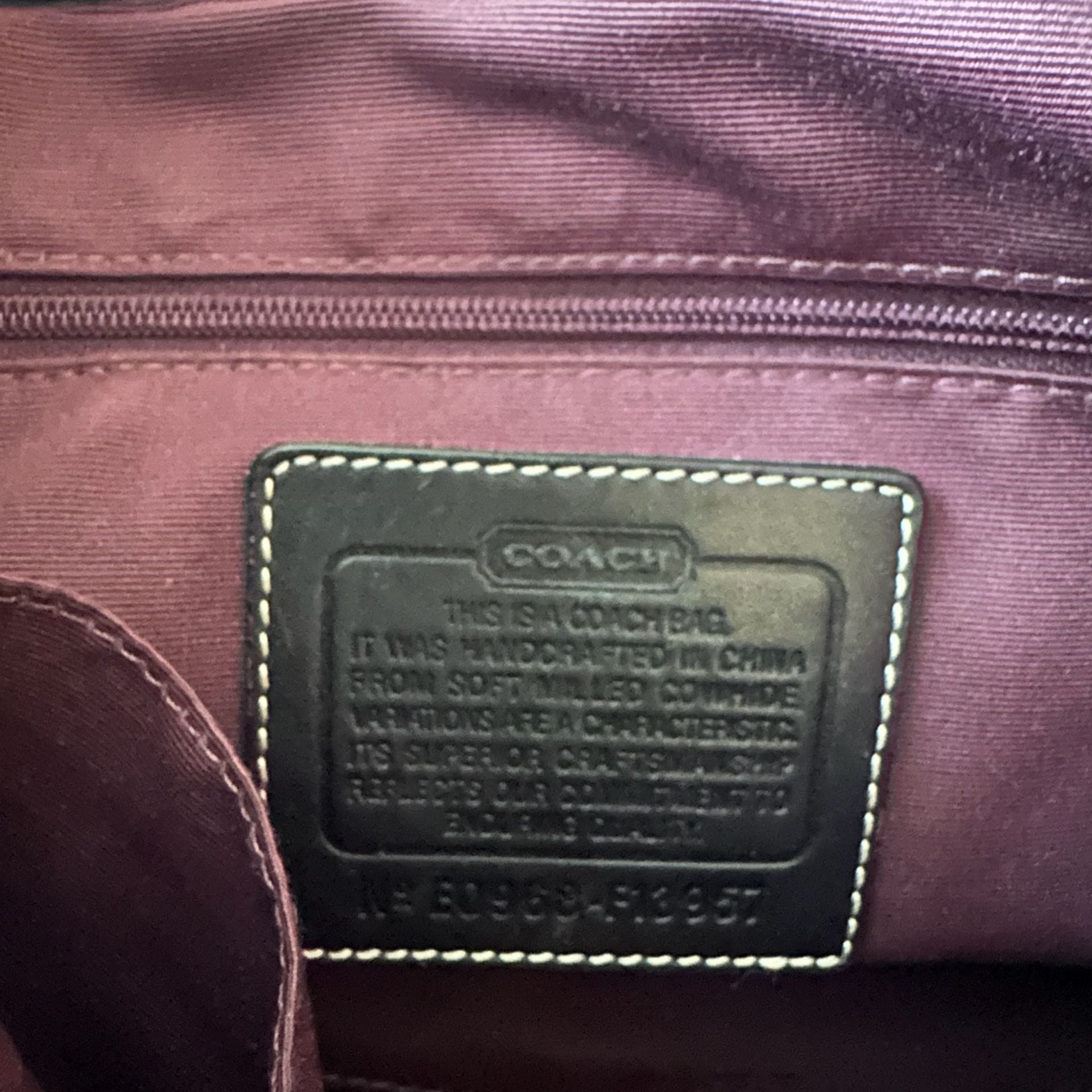 Coach Leather Turnlock Shoulder Bag F13957 6