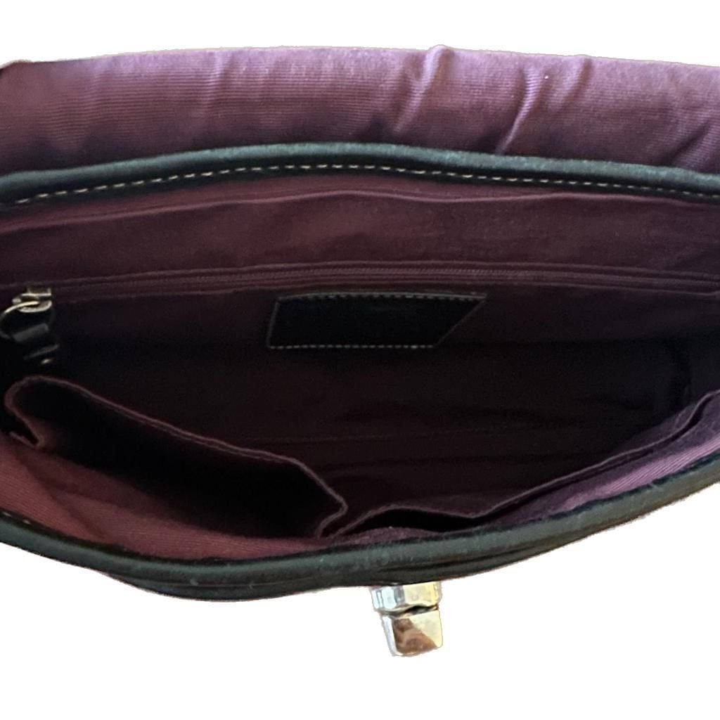 Coach Leather Turnlock Shoulder Bag F13957 7