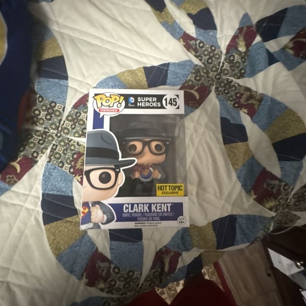 Funko Pop! DC Super Heroes Clark Kent #145 Hot Topic Exclusive Vinyl Figure